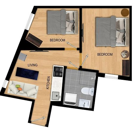 דירות ברגן King Bed - Renovated 2024 - 2Br Behind Bryggen מראה חיצוני תמונה
